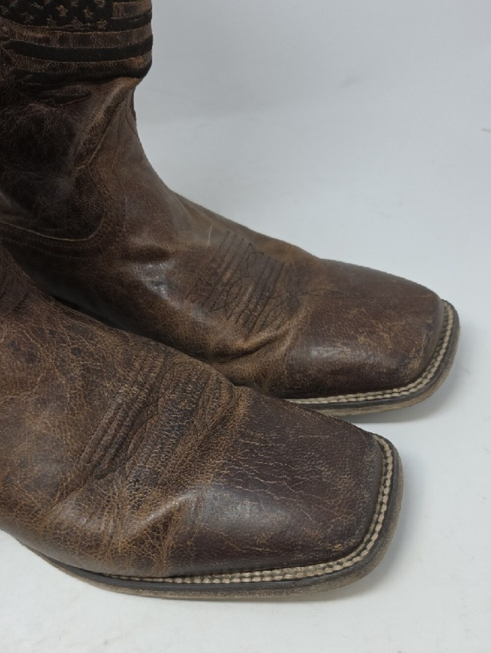 Ariat Men's Circuit Patriot Western Boots - Broad Square Toe Size 13D - Picture 6 of 8